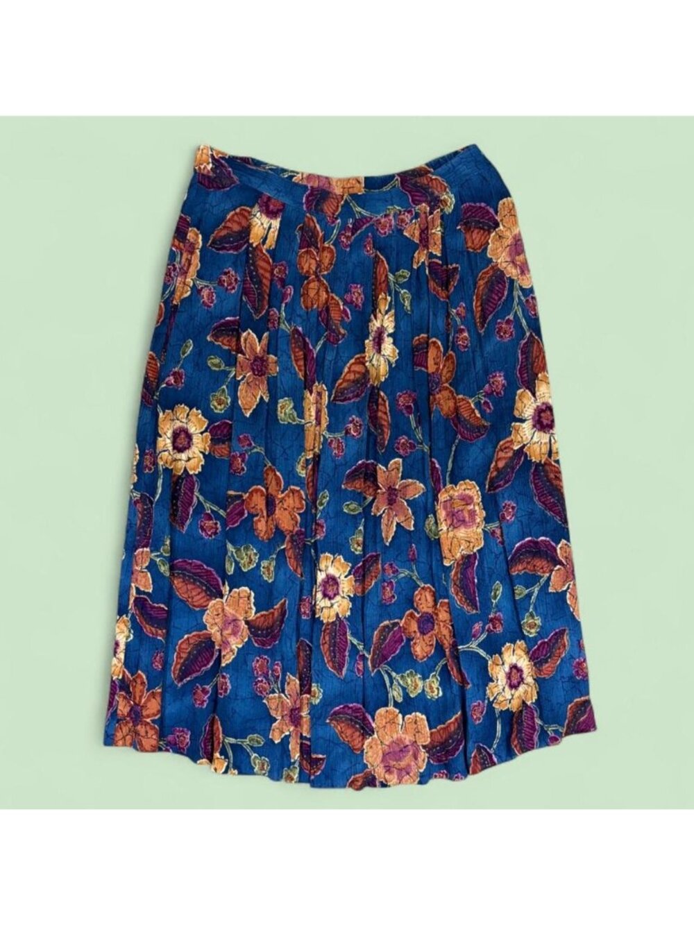 90s floral whimsical cottagecore skirt